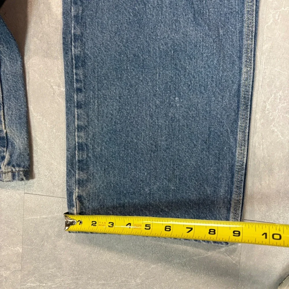 Dickies Carpenter Jeans Men 36x30 Blue Denim Work Pants Straight Leg Hammer Loop
